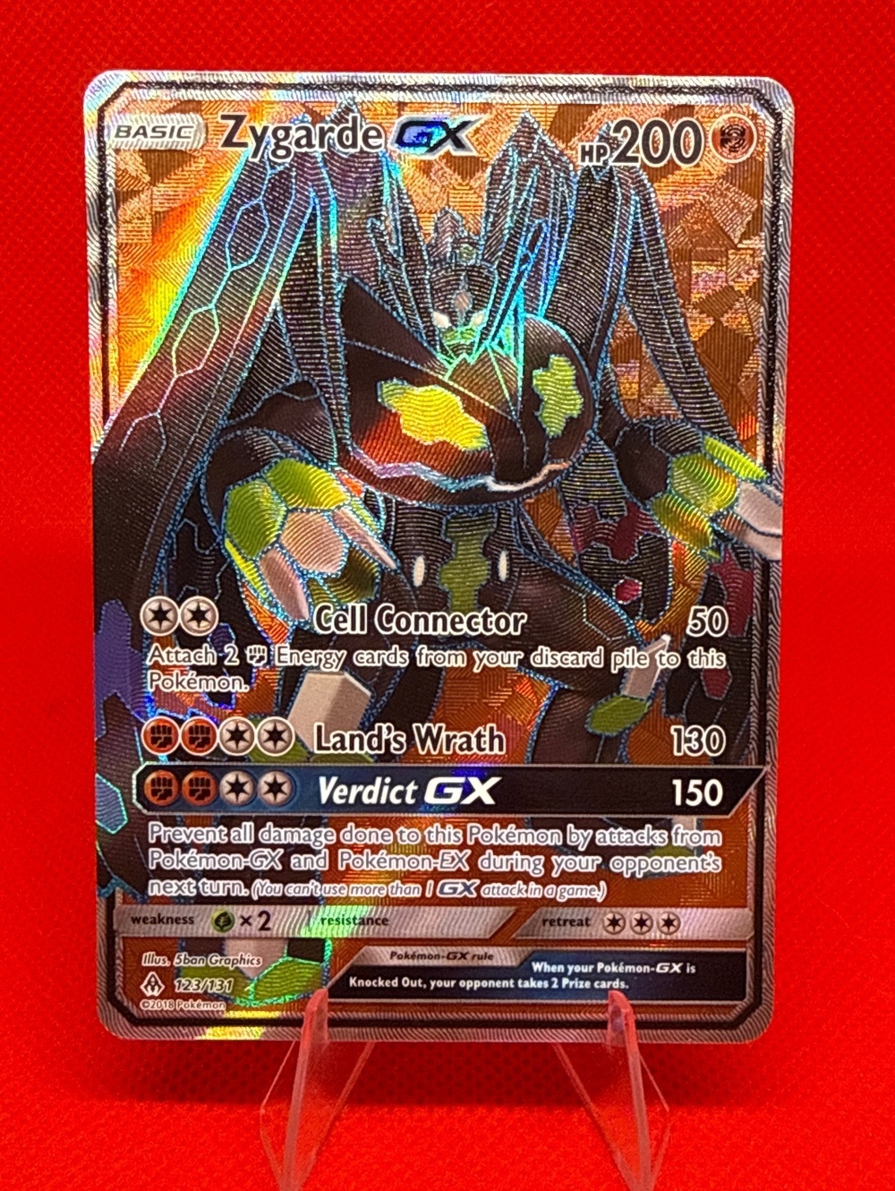 Zygarde GX 123/131 SM Forbidden Light Full Art